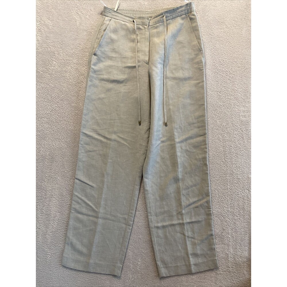 Designer Bianca Pants Women's 36 US 6  Gray Lagenlook Stretch Waist